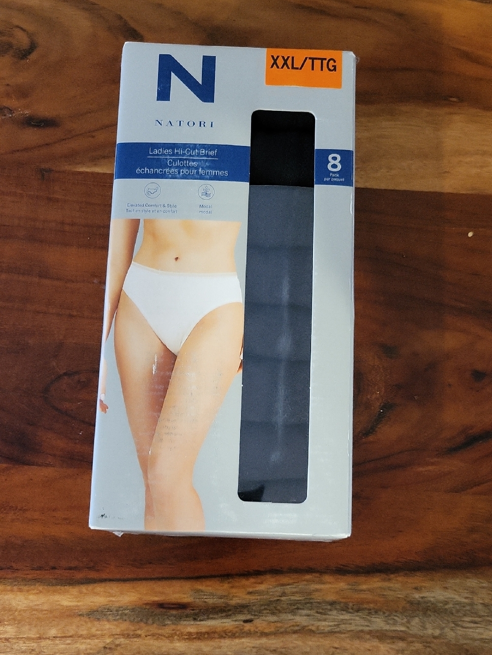 Natori Women's Hi-Cut Briefs, 8-pack